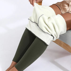 Winterleggings aus Thermostoff