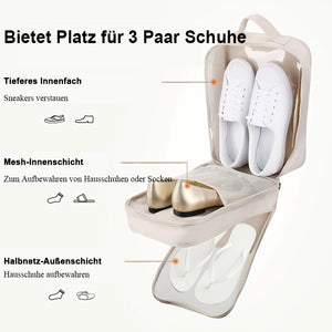 Doppellagige Reiseschuhtasche
