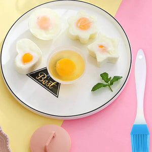 Niedliche Form für gekochte Eier(4 Stück)