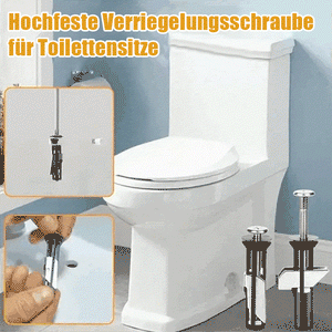 Hochleistungs-Schraubensatz für Toilettensitze