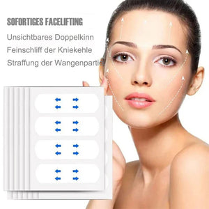 Unsichtbares Klebeband für ein Facelifting