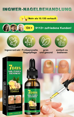 Ingwer-Nagelpflegelösung
