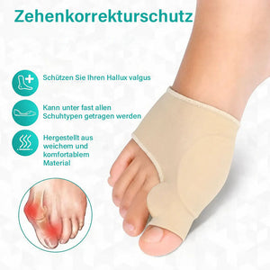 Zehenschützer – Weich und bequem * 1 Paar (linker Fuß + rechter Fuß)