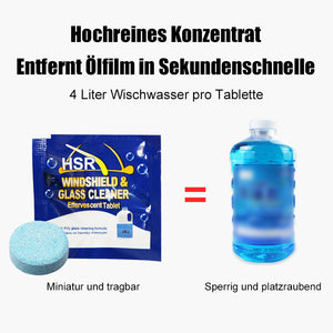 Brausefreier Autoscheibenreiniger