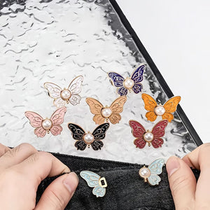 ✨4er-Pack abnehmbare Schmetterlingsknöpfe🦋