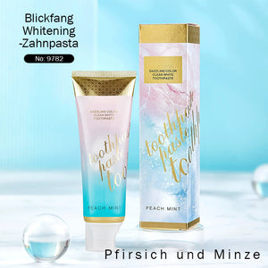 Farbige Zahnweiß-Zahnpasta