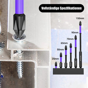 Verbesserte Rutschfeste Stoßfeste Bohrer(6-teiliges Set)