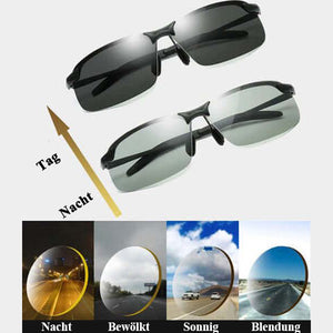 Sonnenbrille mit blendfreien, polarisierten Gläsern