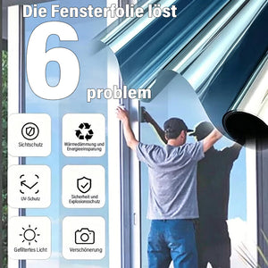 UV-blockierende, wärmedämmende Sichtschutzfolie