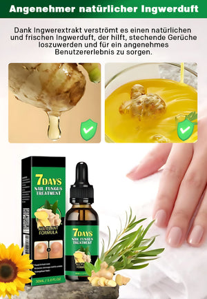 Ingwer-Nagelpflegelösung