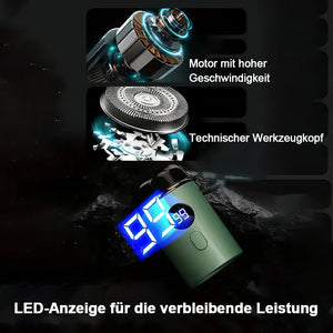 Tragbarer wiederaufladbarer Rasierer
