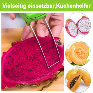 Multifunktionales Obstschneidemesser aus Edelstahl