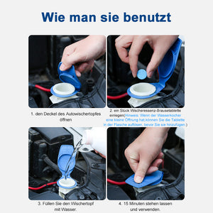 Brausefreier Autoscheibenreiniger