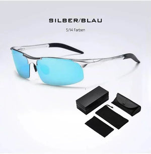 Sonnenbrille mit blendfreien, polarisierten Gläsern