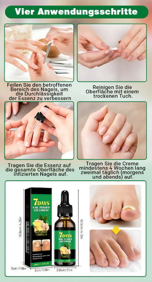Ingwer-Nagelpflegelösung