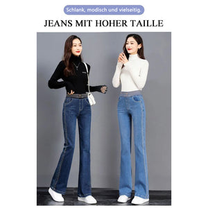 Stretchige Jeans mit hoher Taille