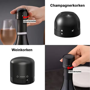 🍾Vakuum-Flaschenverschluss für Rotwein