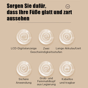 Elektrischer digitaler Fußschleifer