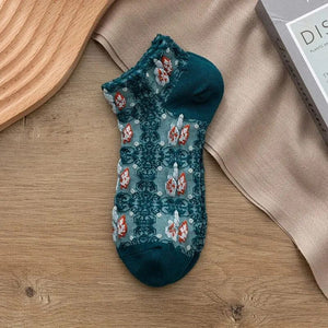 Literarischer Hof-Stil Vintage-Socken (5 Paare)