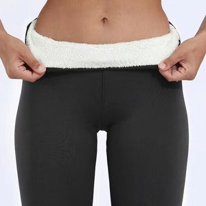 Winterleggings aus Thermostoff