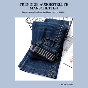 Stretchige Jeans mit hoher Taille