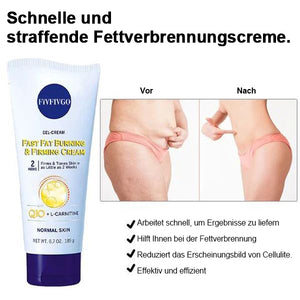 Creme zur schnellen Fettverbrennung und Straffung