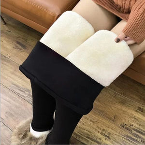 Winterleggings aus Thermostoff