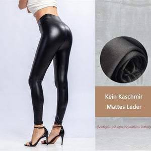 Elastische Kunstfell-Leggings