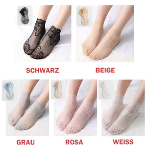 Modische Spitzensocken für Damen (3 Paar)