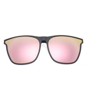 Polarisierte Clip-On-Clip-Top-Sonnenbrille aus Metall für Korrektionsbrillen