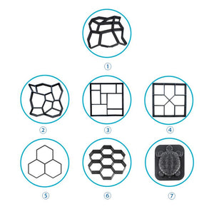 D.I.Y Gehweg Pflasterform