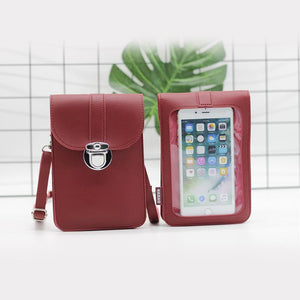 Transparente Touchscreen-Handytasche