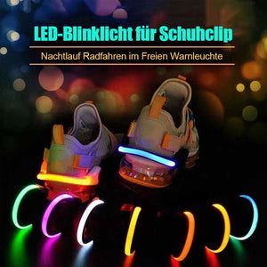 LED-Blinklicht Schuhclip