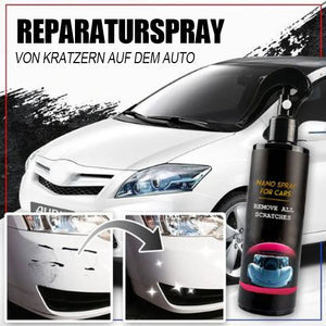 Spray zum Ausbessern von Kratzern im Auto