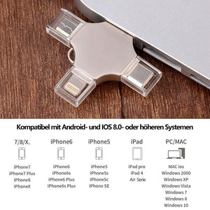 4 in 1 Tragbarer USB-Speicher