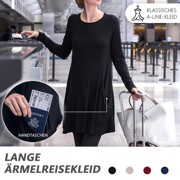 Langarm Sweatshirt Reisekleid