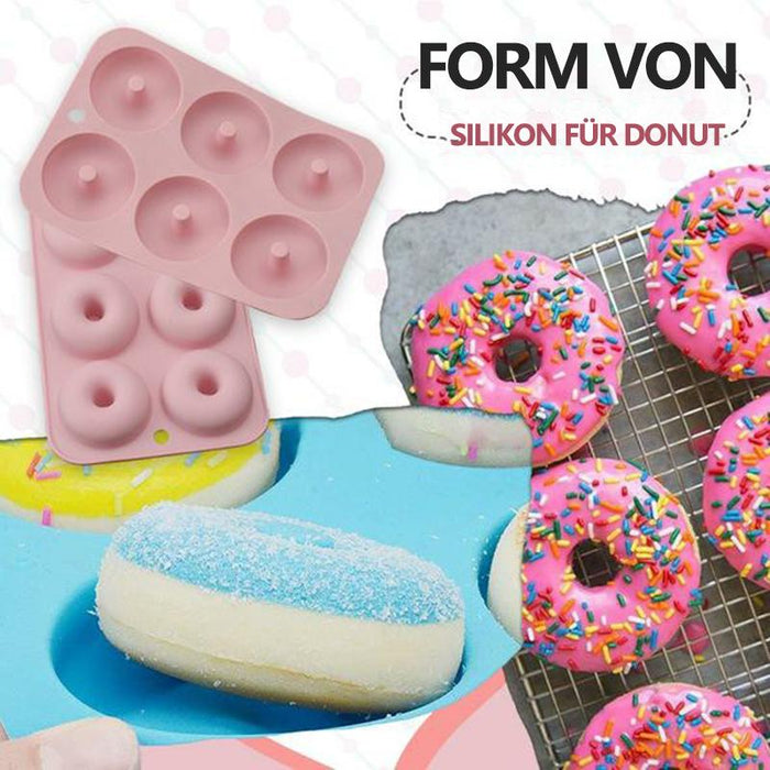 Silikonform für Donuts