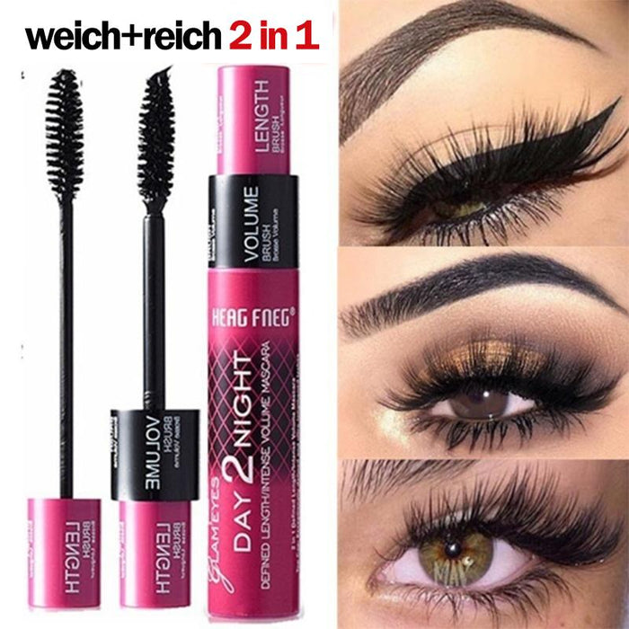 2 in 1 Super Long Lasting Curl Extender 5D Mascara (Kaufe 1 und 1 gratis)