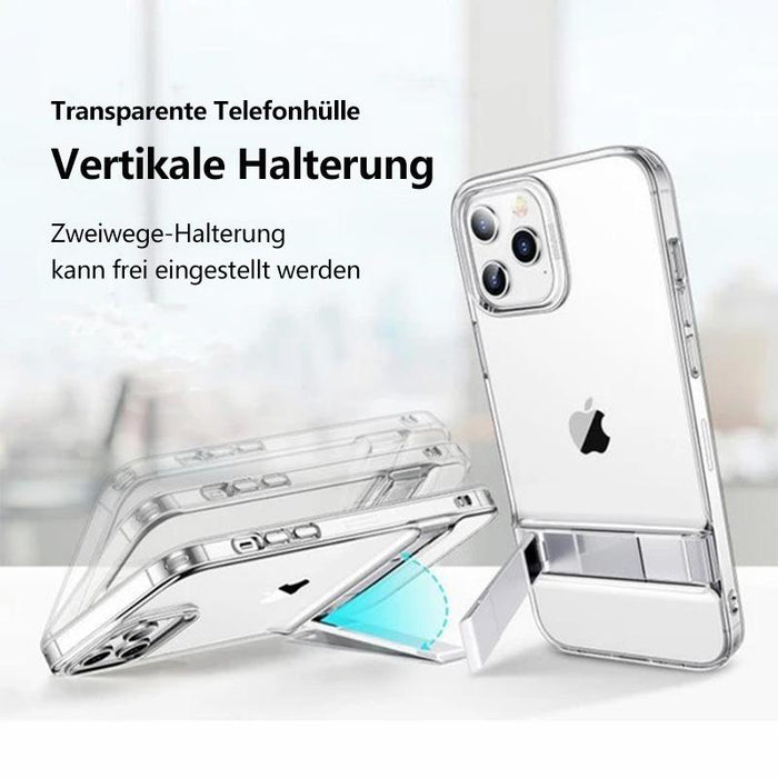 Vertikale transparente Telefonhülle für Ständer