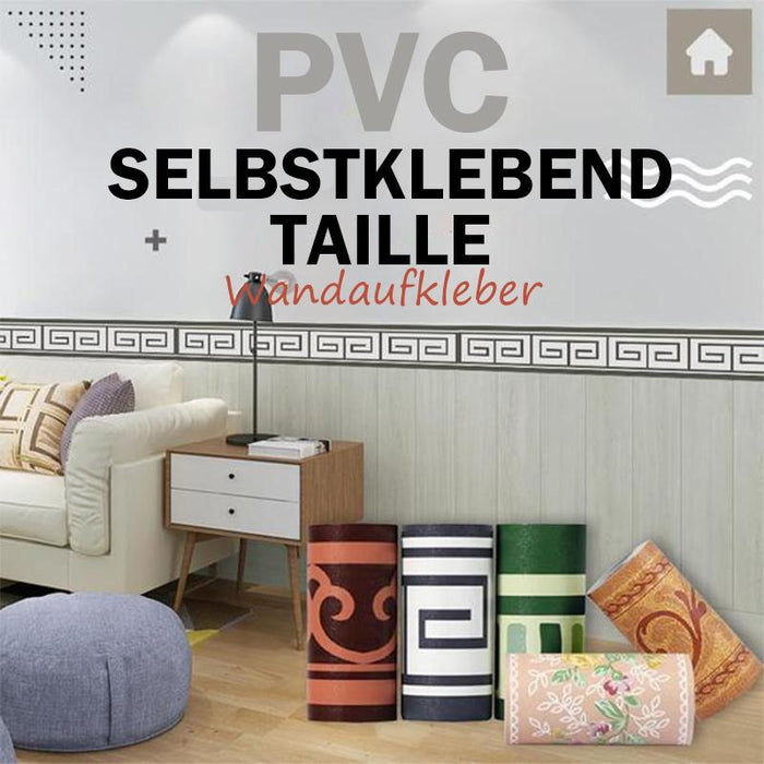 PVC selbstklebender Taillen-Wandaufkleber