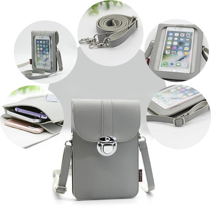 Transparente Touchscreen-Handytasche