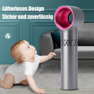 Mini tragbarer blattloser USB-Ventilator wiederaufladbarer Handlüfter