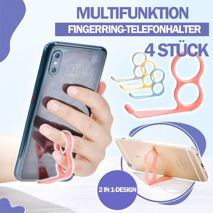 Multifunktions-Fingerring-Handyhalter 4 Stück