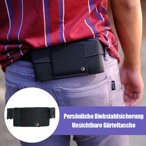 Unsichtbare Mini-Gürtel-Brieftasche