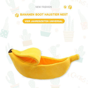 Bananen-Haustierbett