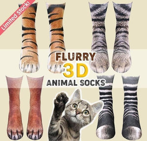 Flurry 3D Tierpfote Socken