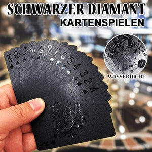 Wasserdichte Spielkarten Mit Schwarzen Diamanten