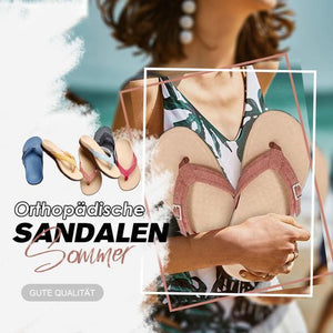 Orthopädische Sandalen im Sommer