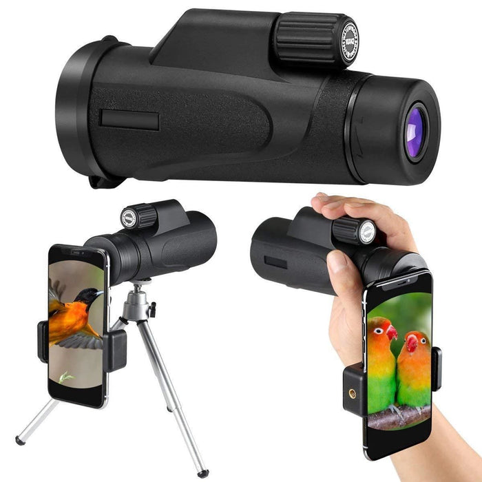 Monocular Telescope, 12x50 HD Wasserdicht, staubdicht und stoßfest