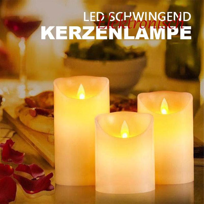 LED schwingende elektronische Kerzenlampe